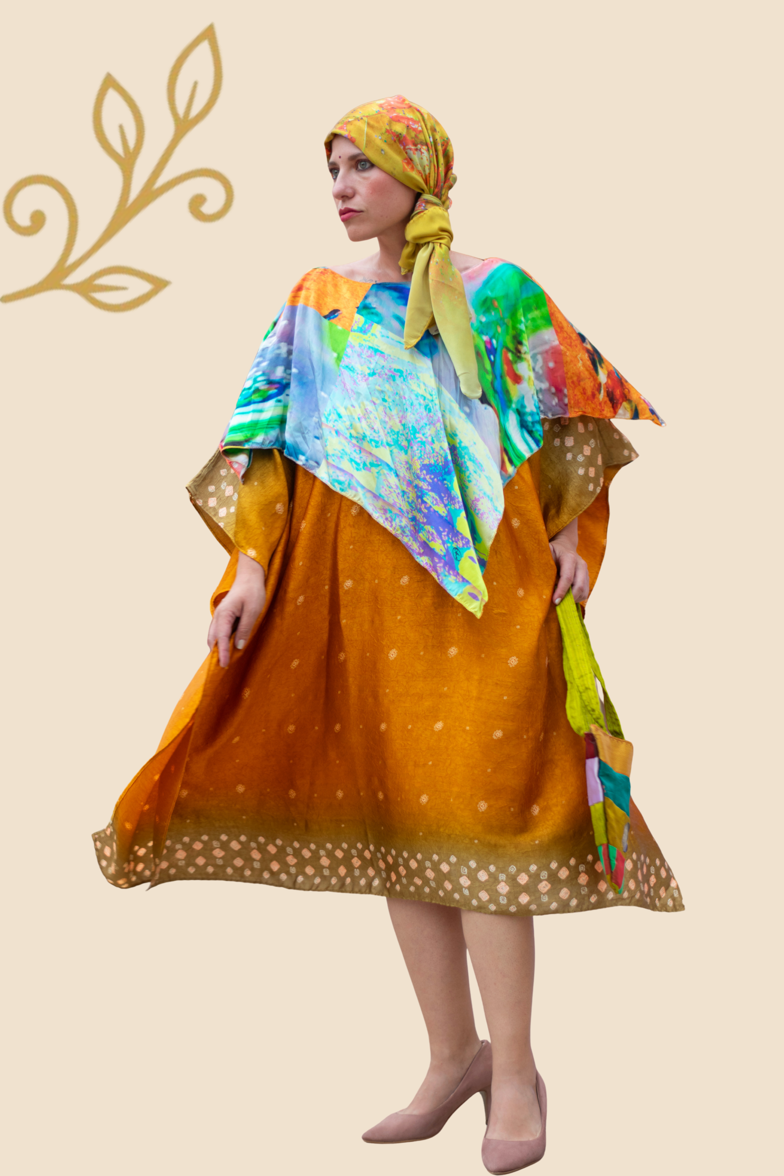 SAREE LUXE Designer Dual Wrap