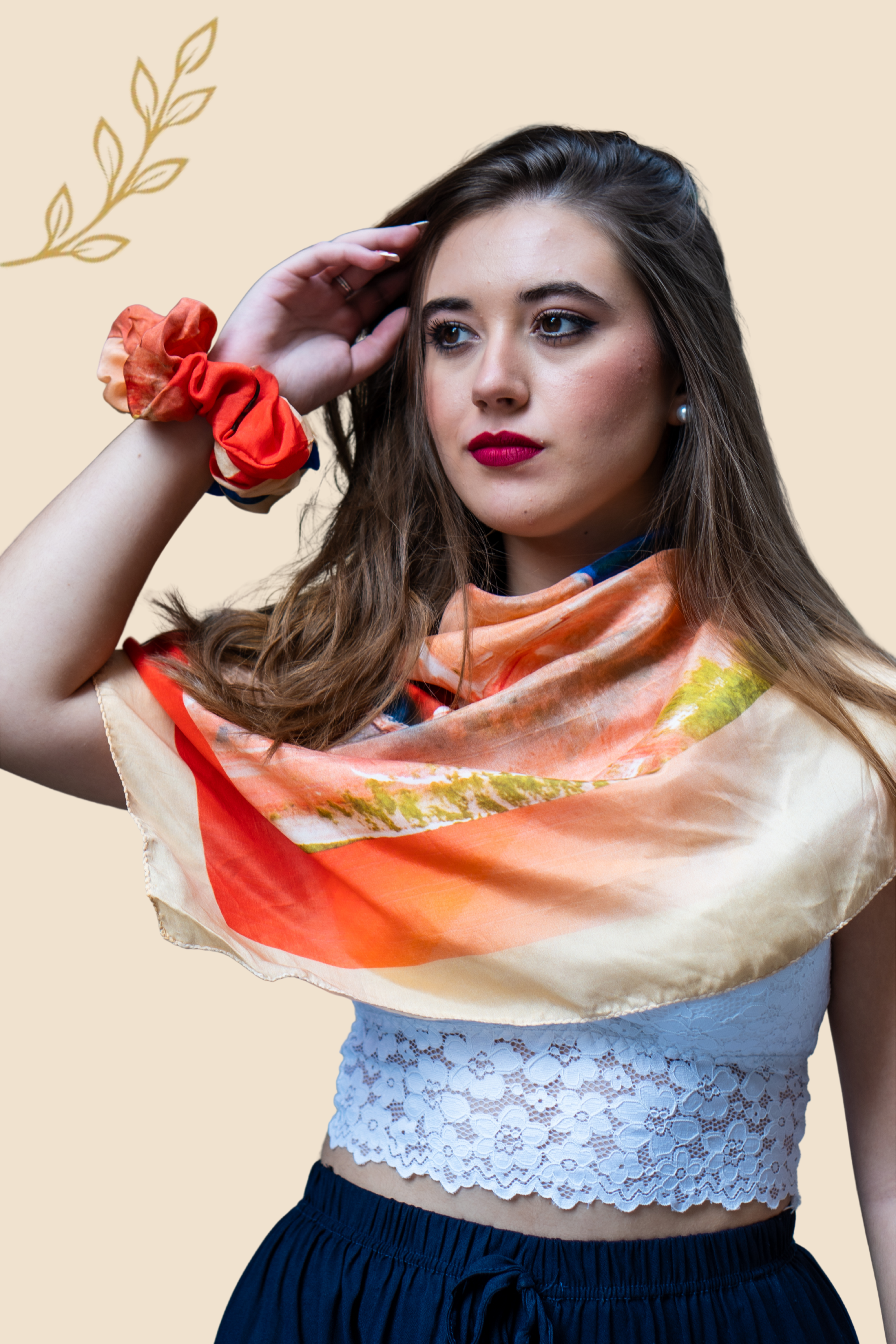 BLUE WHALES Designer Scarf For Ladies