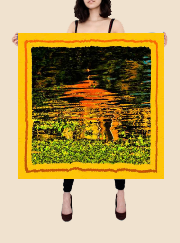 COLORFUL DREAMS Artistic Designer Scarf