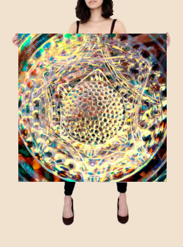 CROWN JEWELS Artistic Designer Scarf