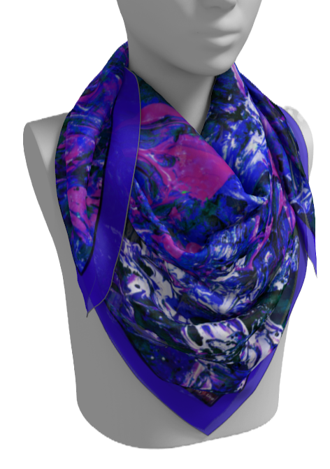 GOLDEN HORSE Artistic Design Scarf