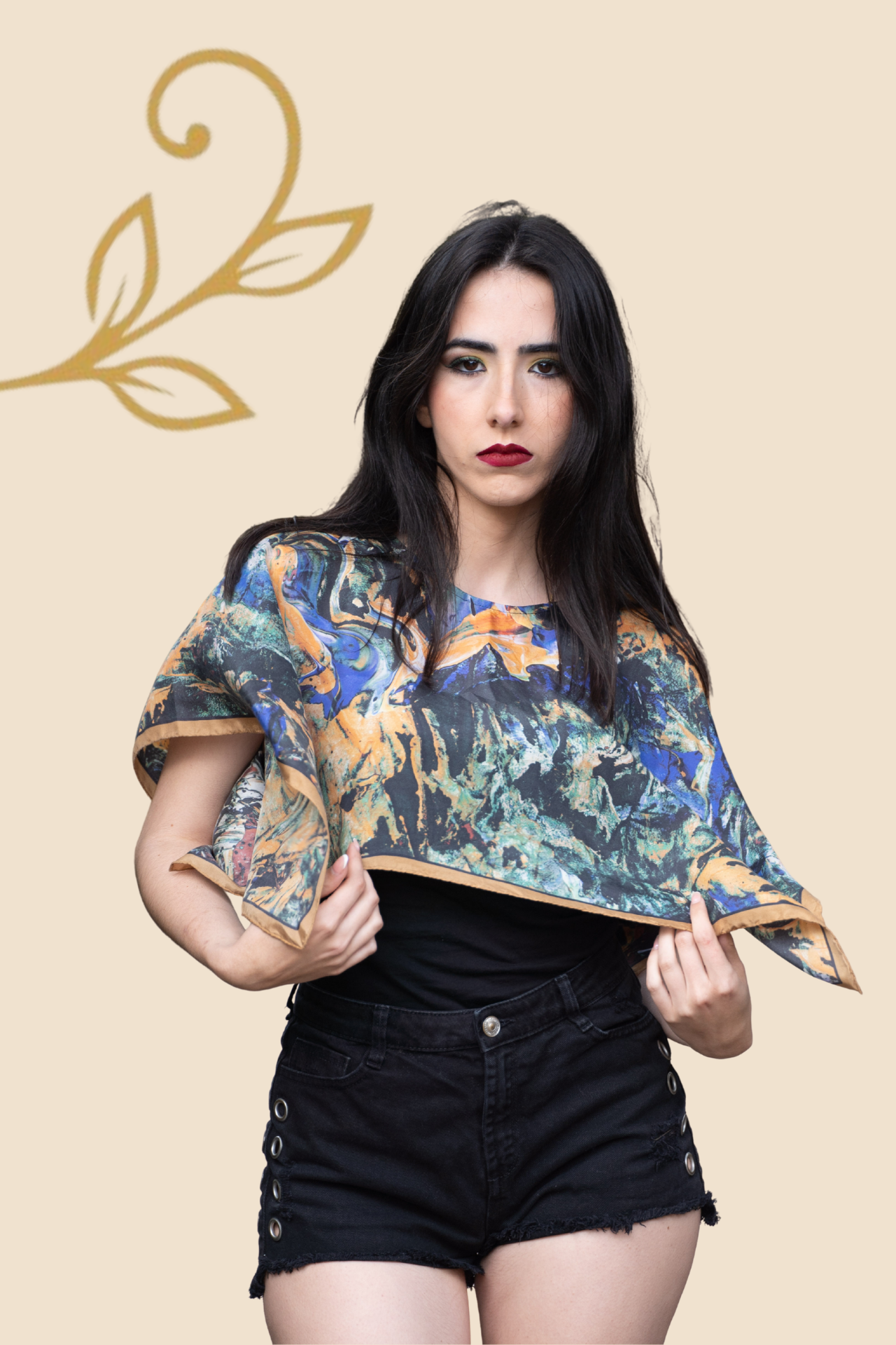 GOLDEN HORSE (GREEN) Designer Single Wrap