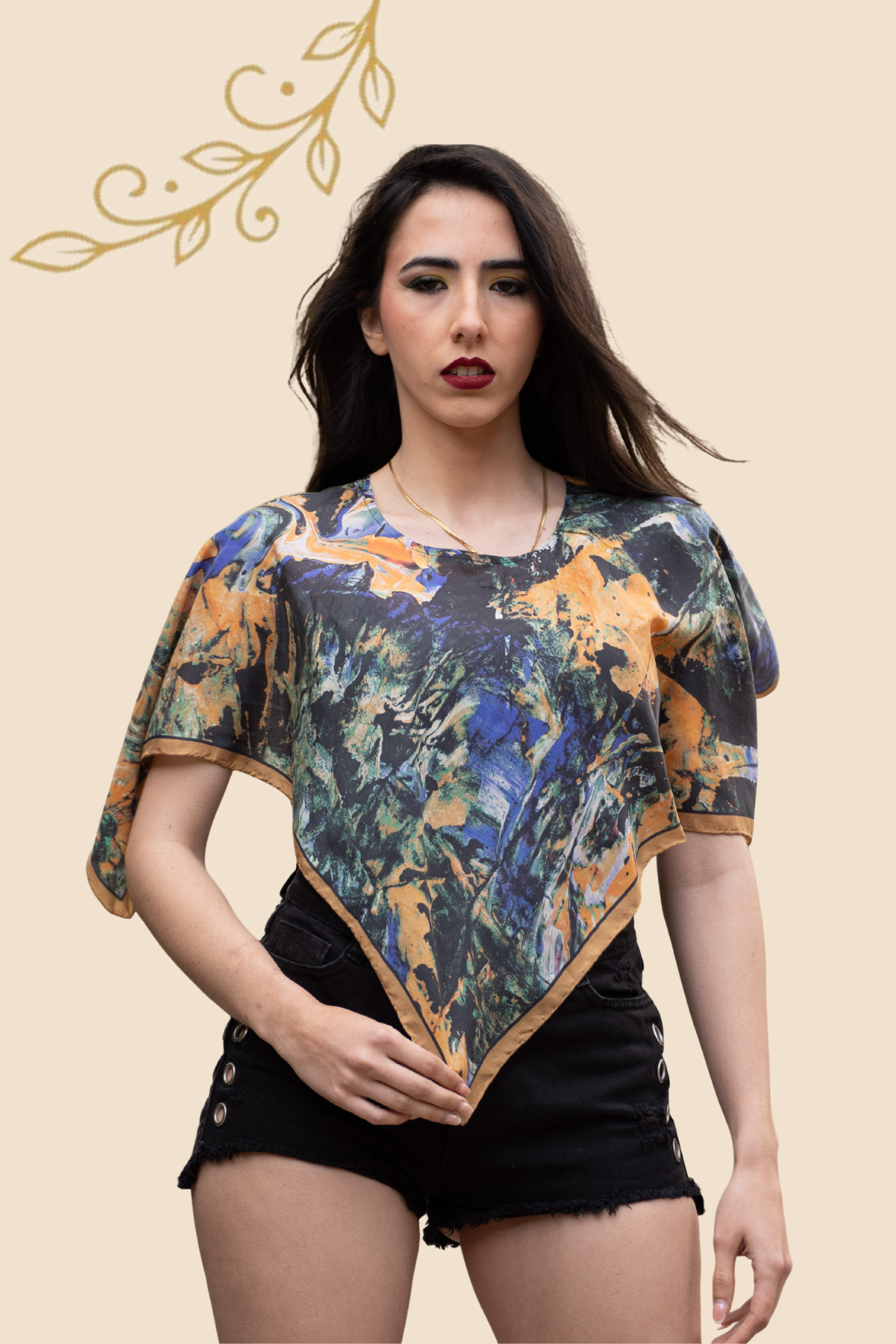GOLDEN HORSE (GREEN) Designer Single Wrap