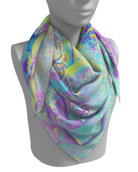 I ELEVATE TO EXTRAORDINARY Artistic Design Scarf