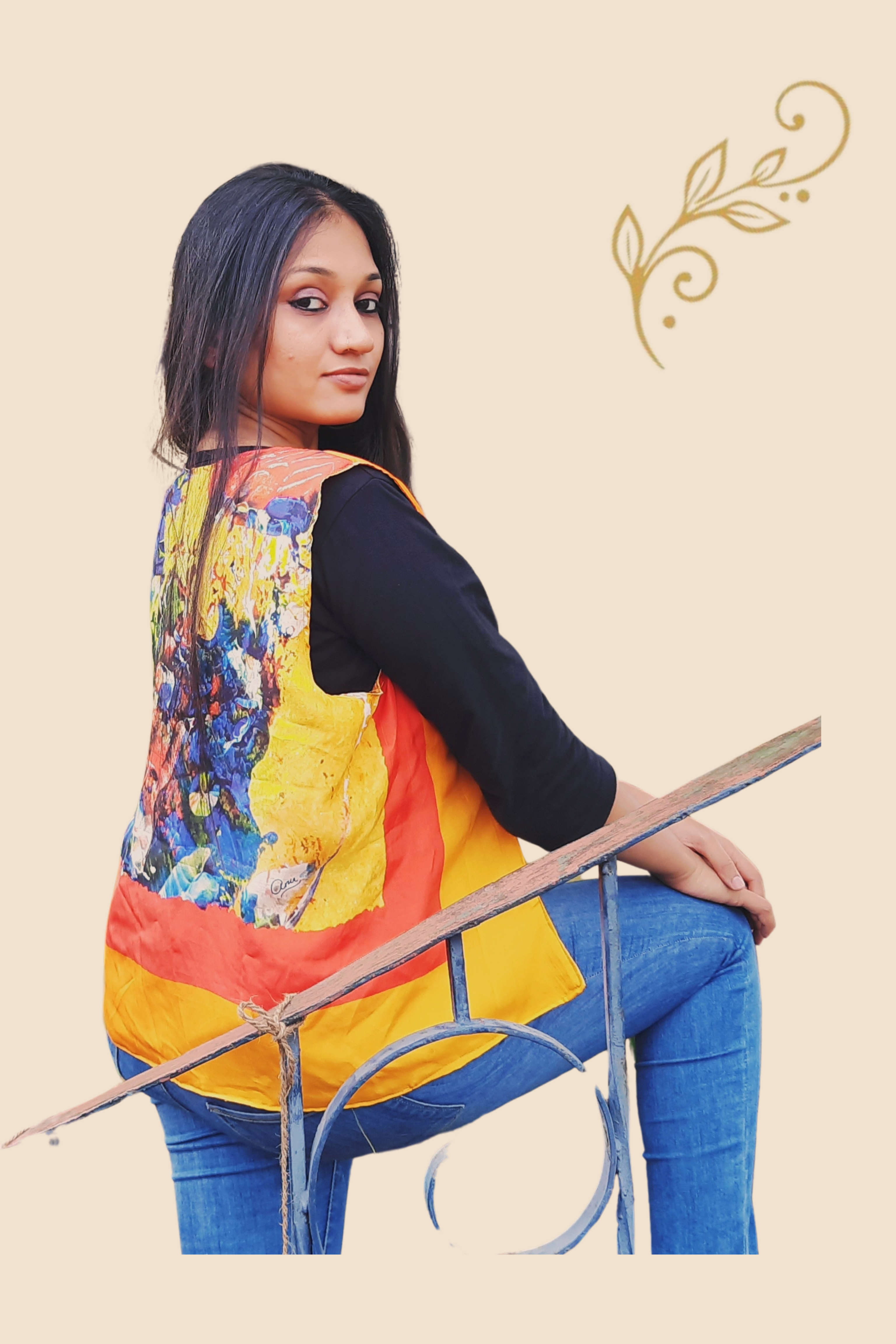 BIRD ON GLOBE Artistic Women´s Vest