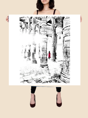 MIDDAY PRAYER HOUR Artistic Designer Scarf