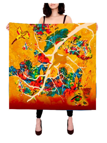 PSYCHEDELIC FOREST (ii) Artistic Design Scarf