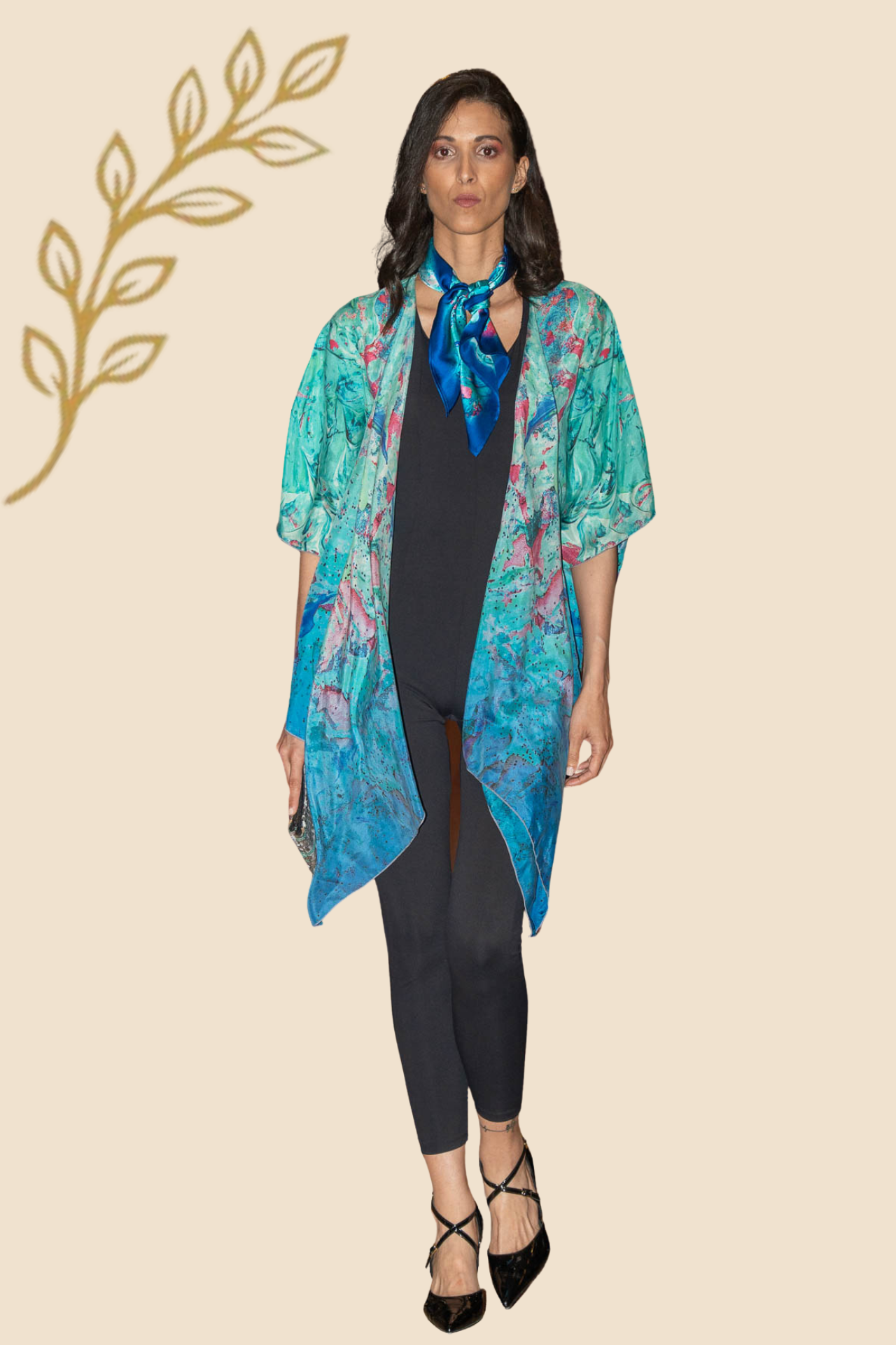 SERENITY (TURQUOISE) Designer Dual Wrap