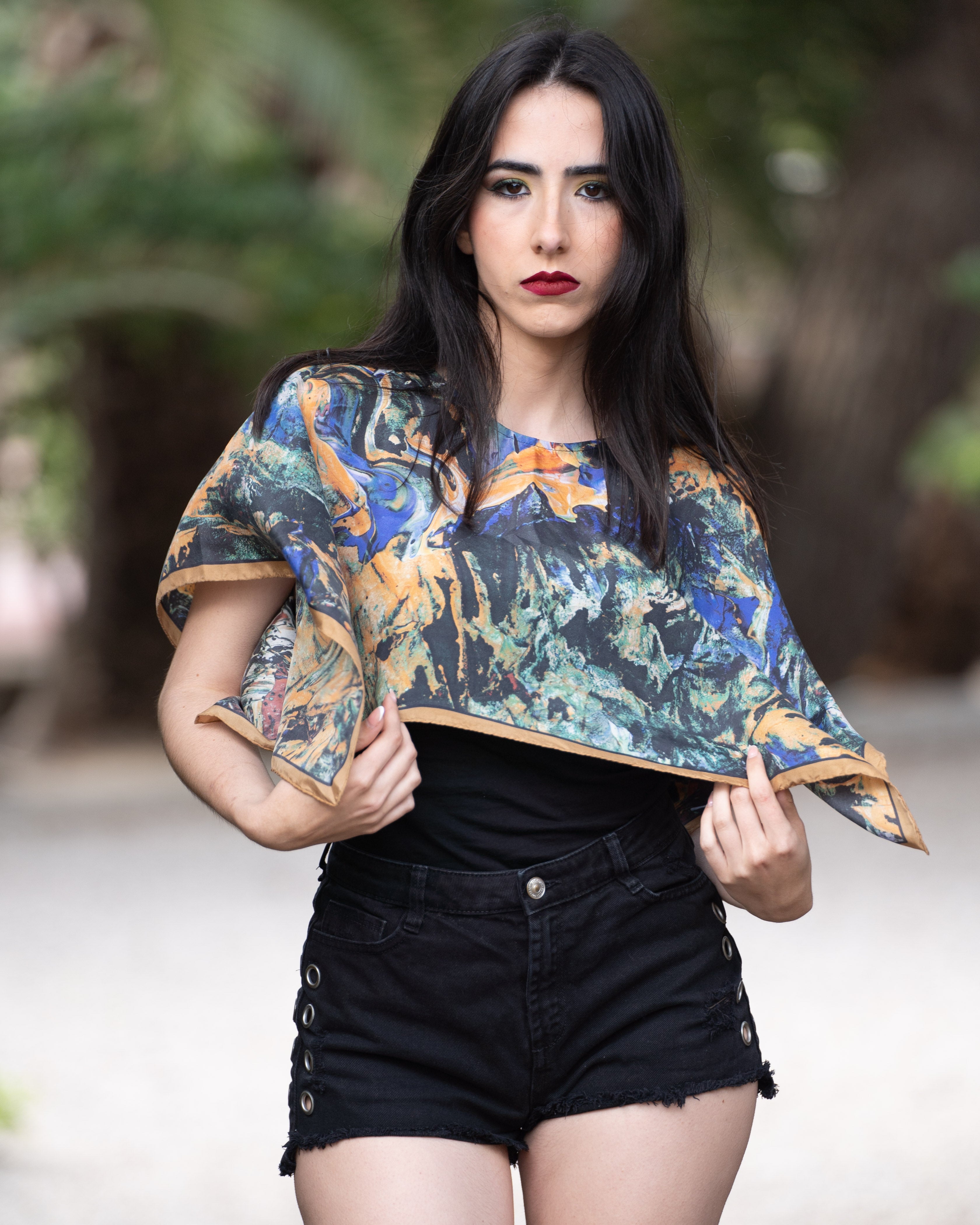 GOLDEN HORSE (GREEN) Designer Wrap