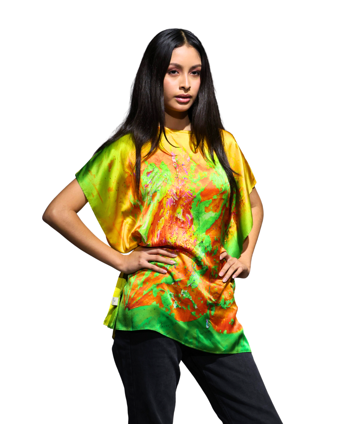 AUTUMN ROSE Luxury Wrap Dress