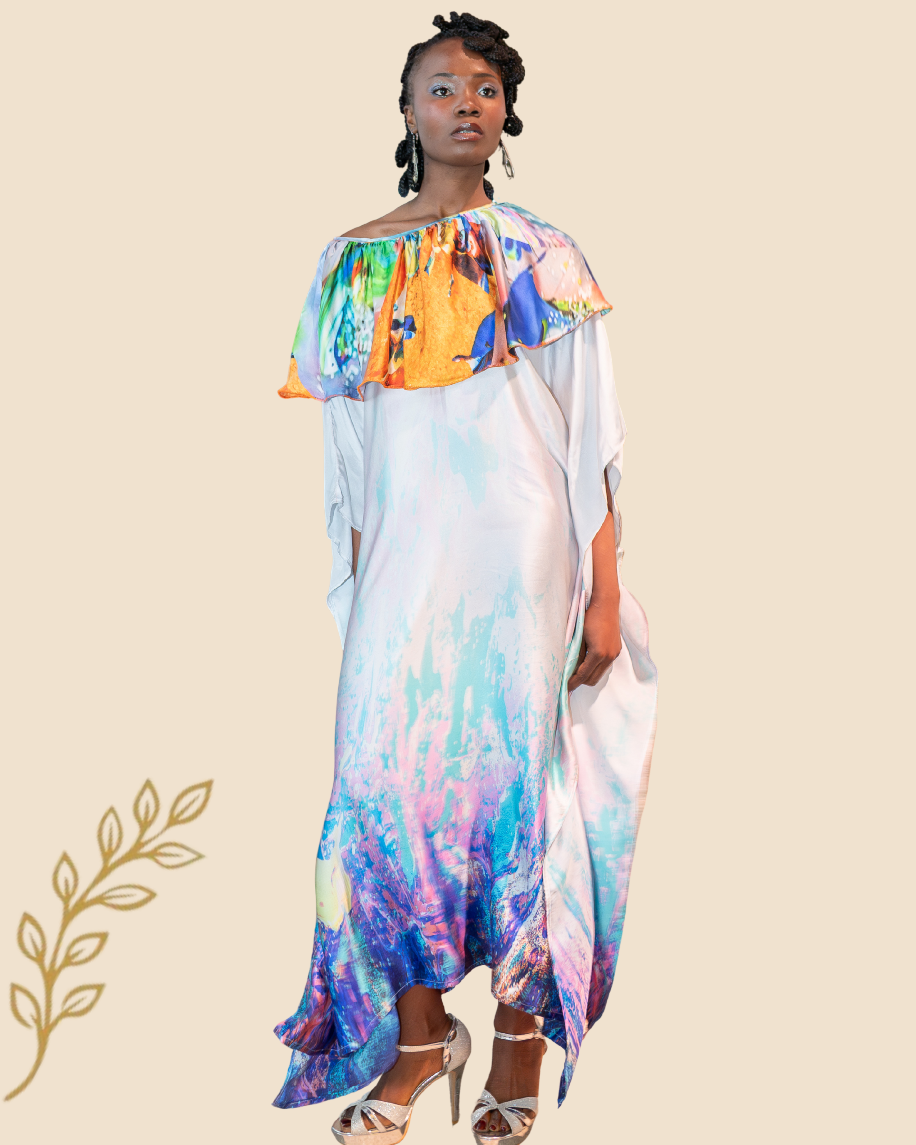 PAINTED REVERIE Designer Dual Wrap (Full Length)