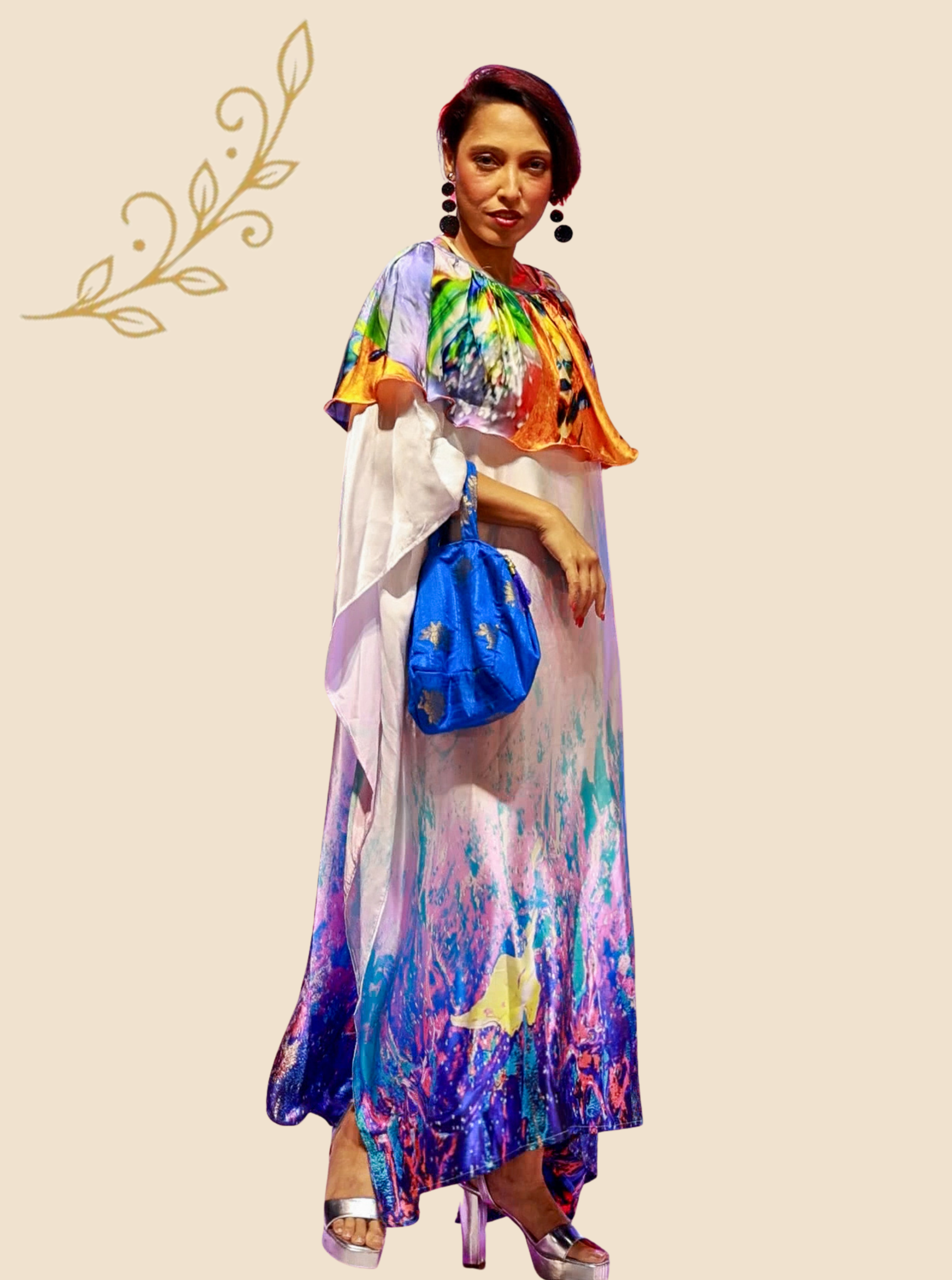 PAINTED REVERIE Designer Dual Wrap (Full Length)